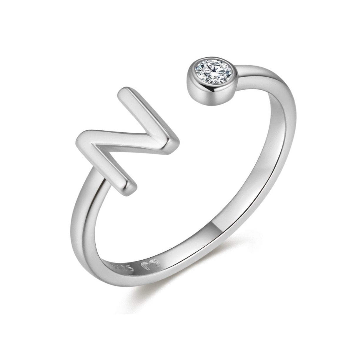 "Top Letter" Ring - Milas Jewels Shop