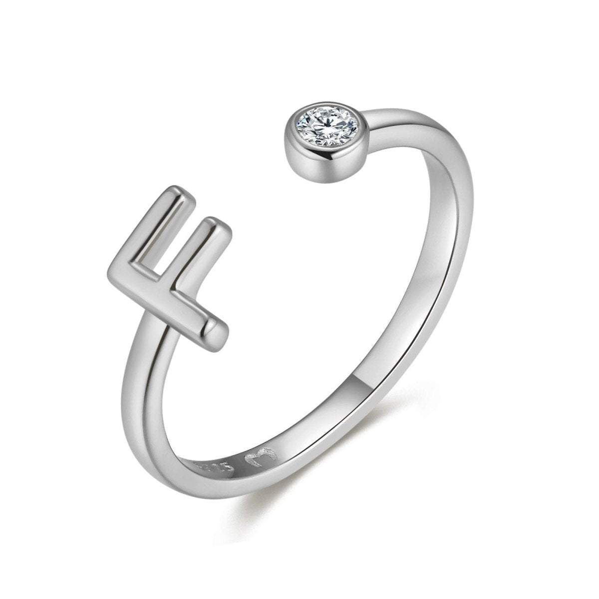 "Top Letter" Ring - Milas Jewels Shop