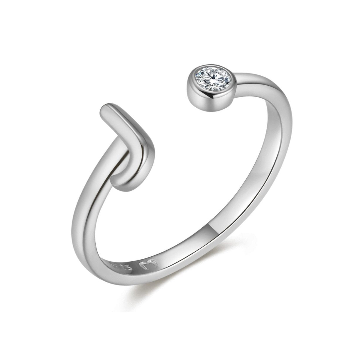 "Top Letter" Ring - Milas Jewels Shop