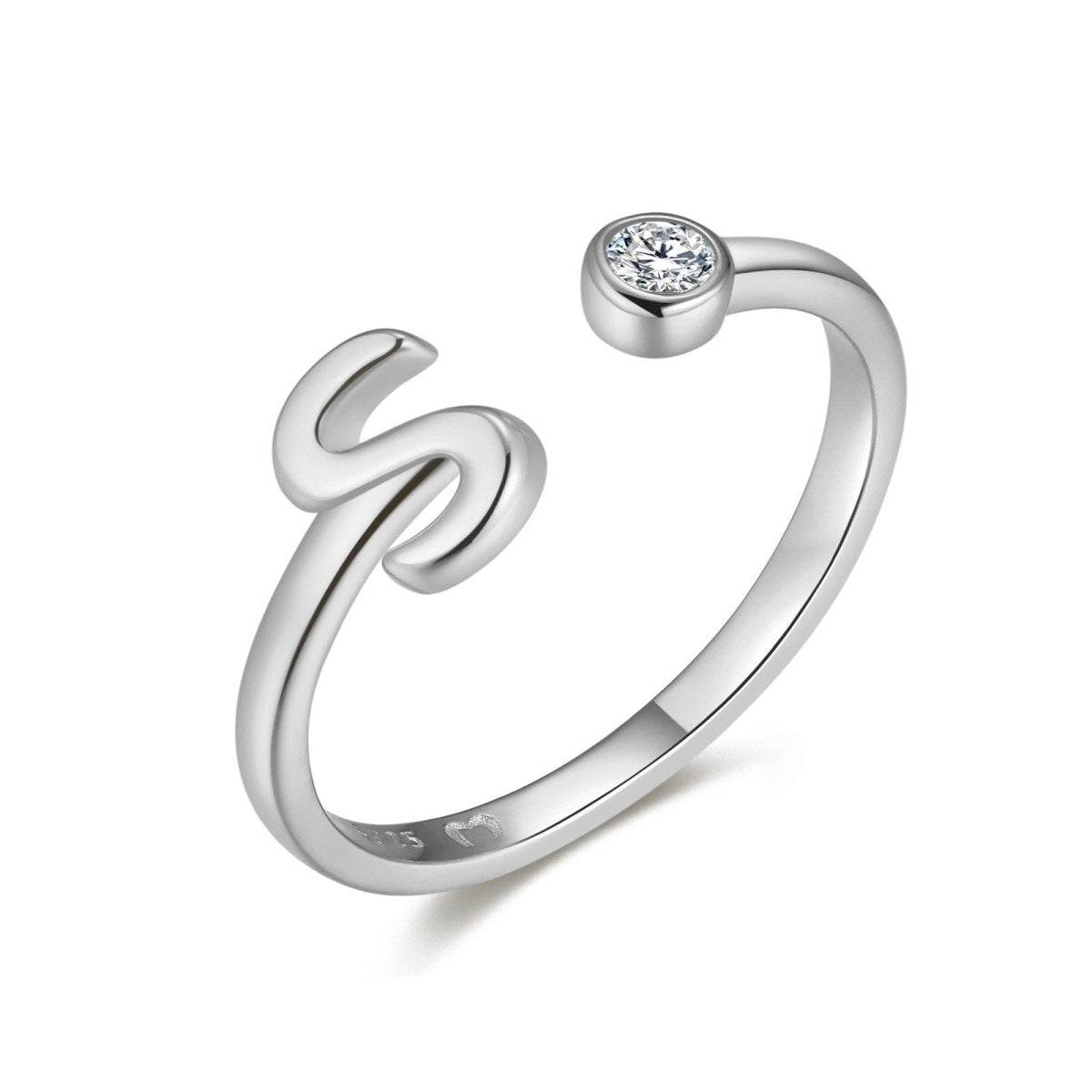 "Top Letter" Ring - Milas Jewels Shop
