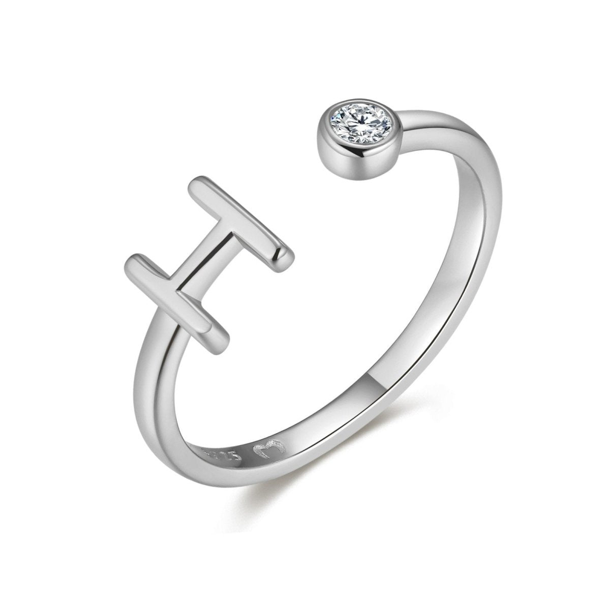"Top Letter" Ring - Milas Jewels Shop
