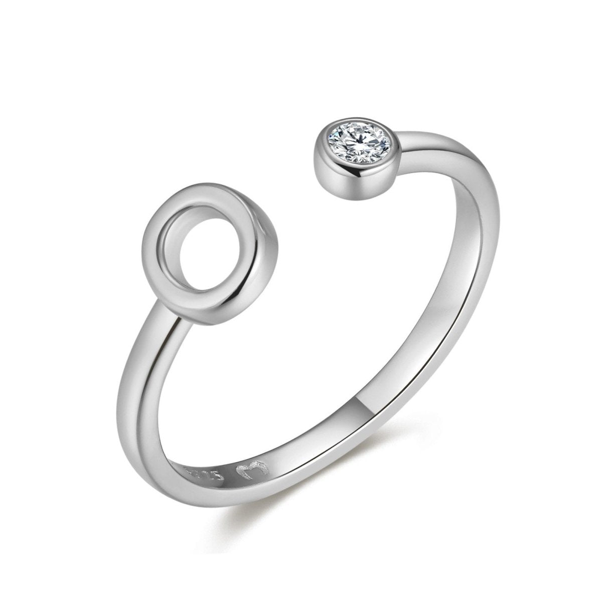 "Top Letter" Ring - Milas Jewels Shop