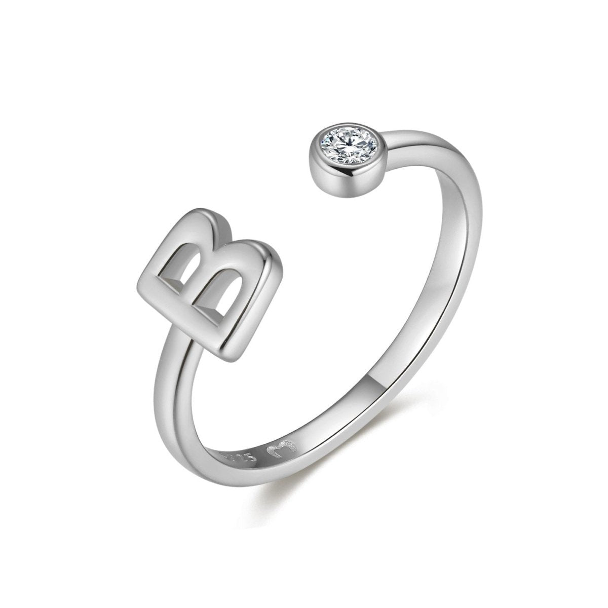 "Top Letter" Ring - Milas Jewels Shop