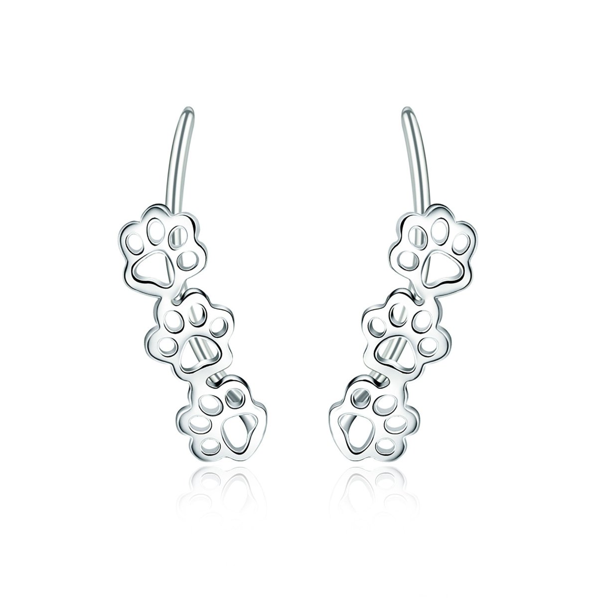 "Trio Pet Tracks" Earrings - Milas Jewels Shop