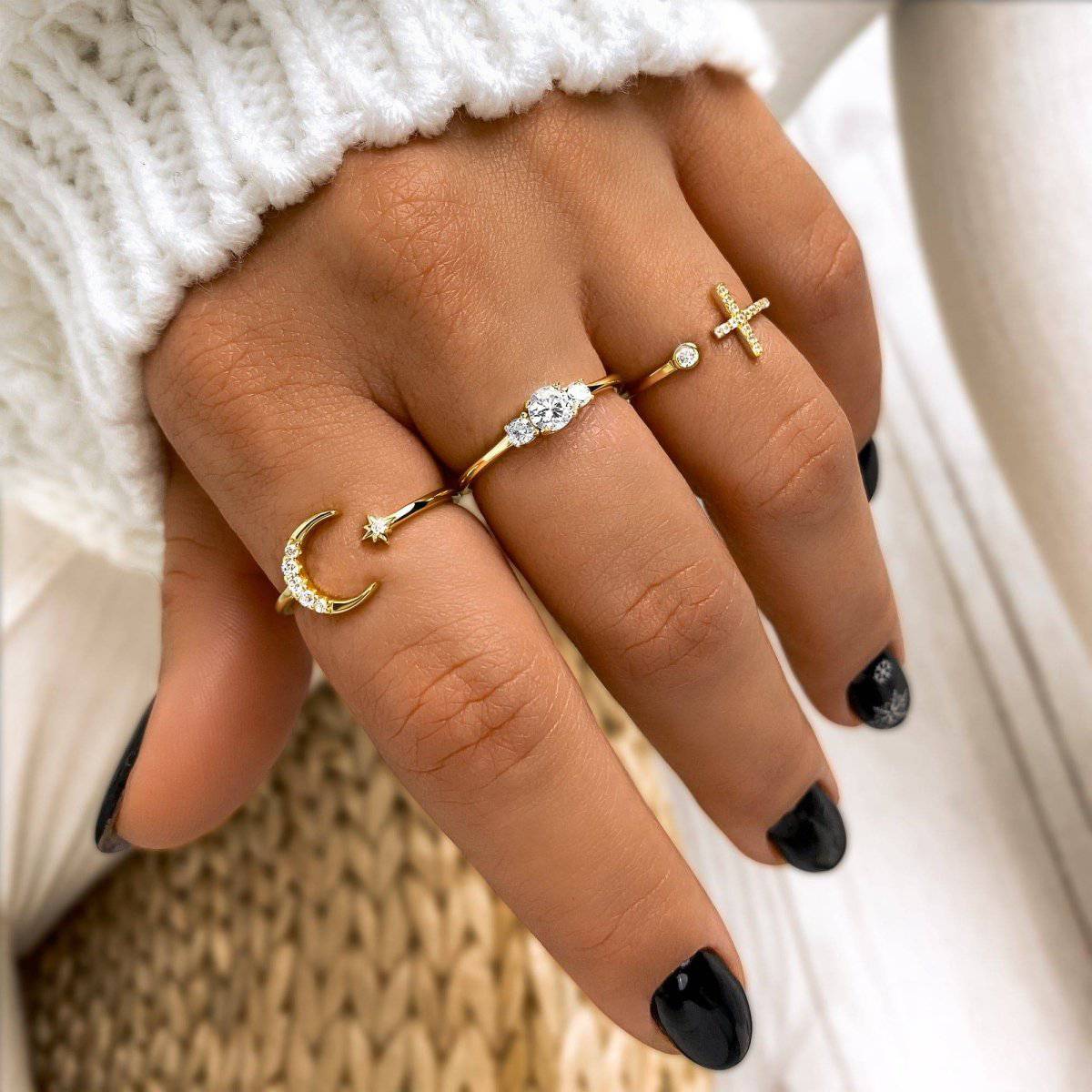 "Triple Shine" Ring - Milas Jewels Shop