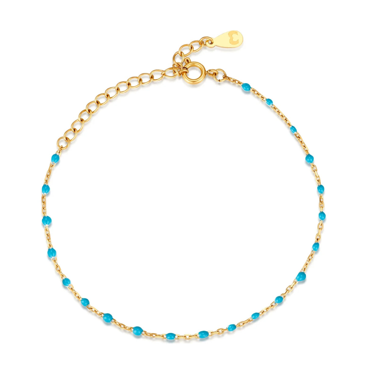 "Ultramarine Blue" Anklet - Milas Jewels Shop