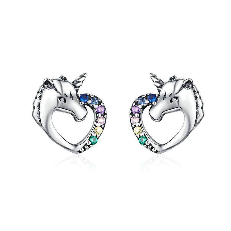 "Unicorns Love" Earrings - Milas Jewels Shop