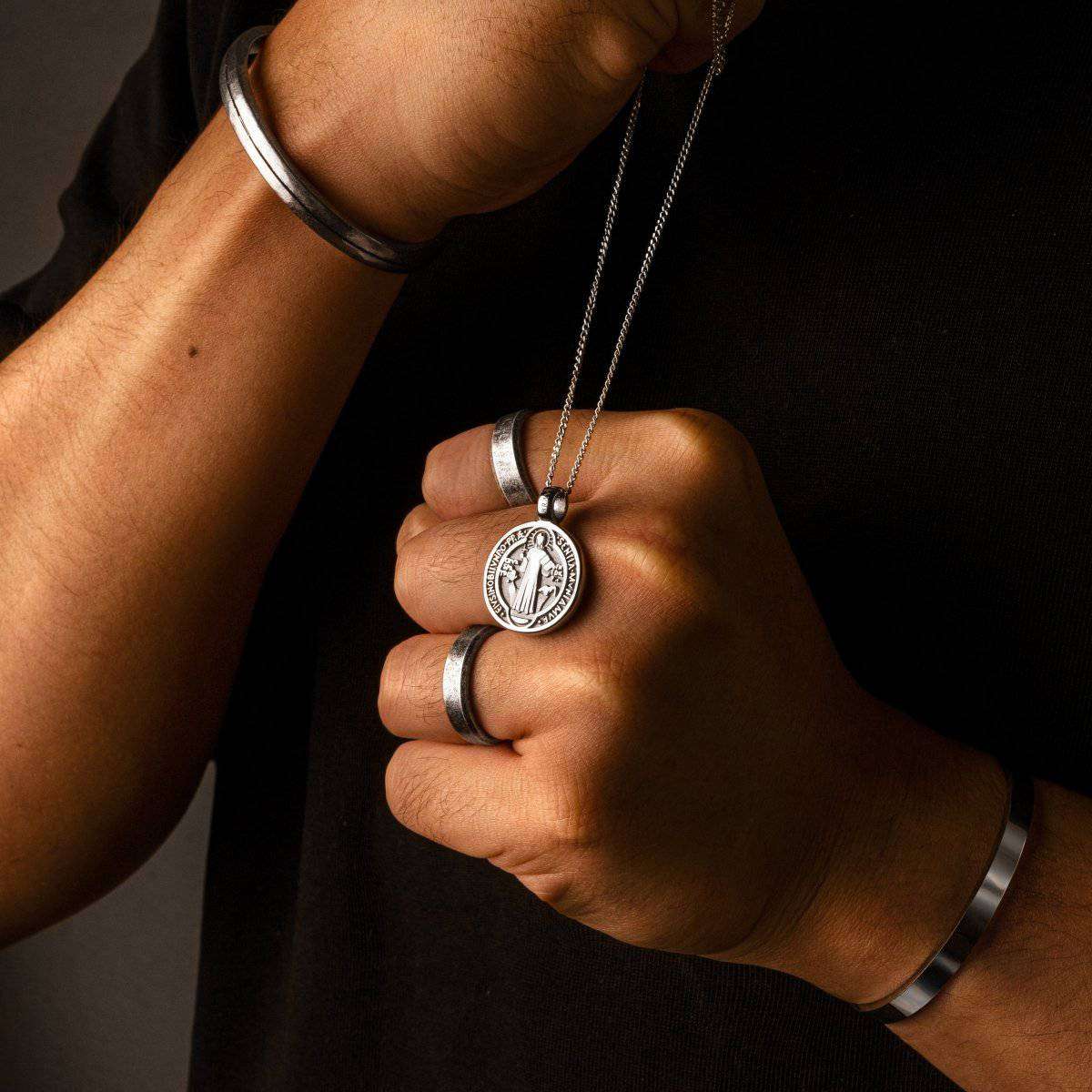 "Vangelo" BRAVE Men's Necklace - Milas Jewels Shop
