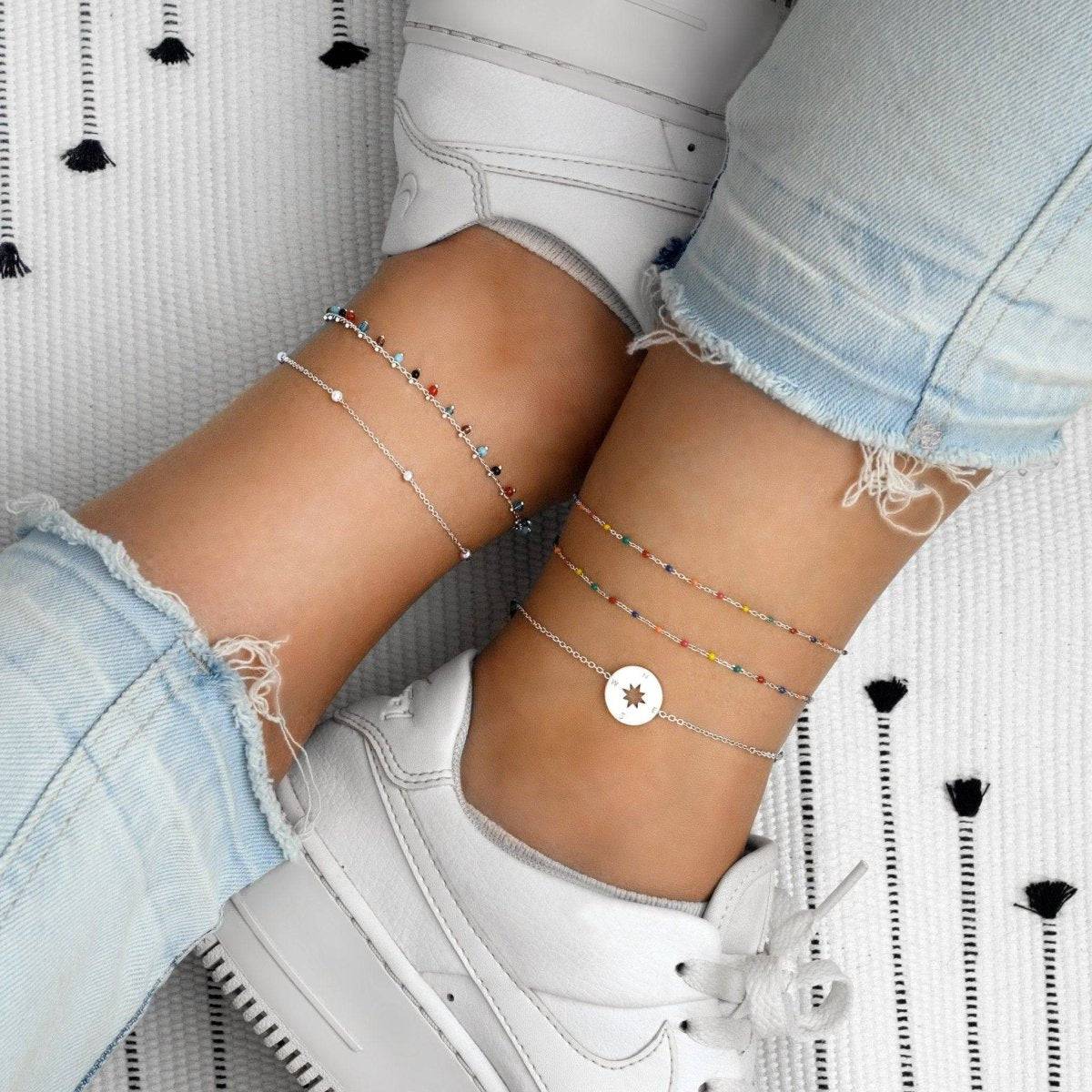 "Wind Rose" Anklet - Milas Jewels Shop