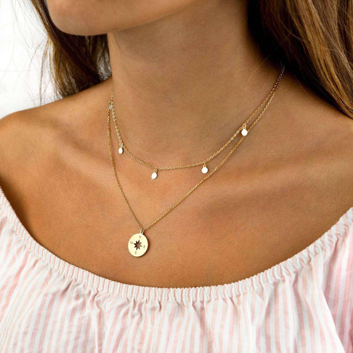 "Wind Rose" Necklace - Milas Jewels Shop