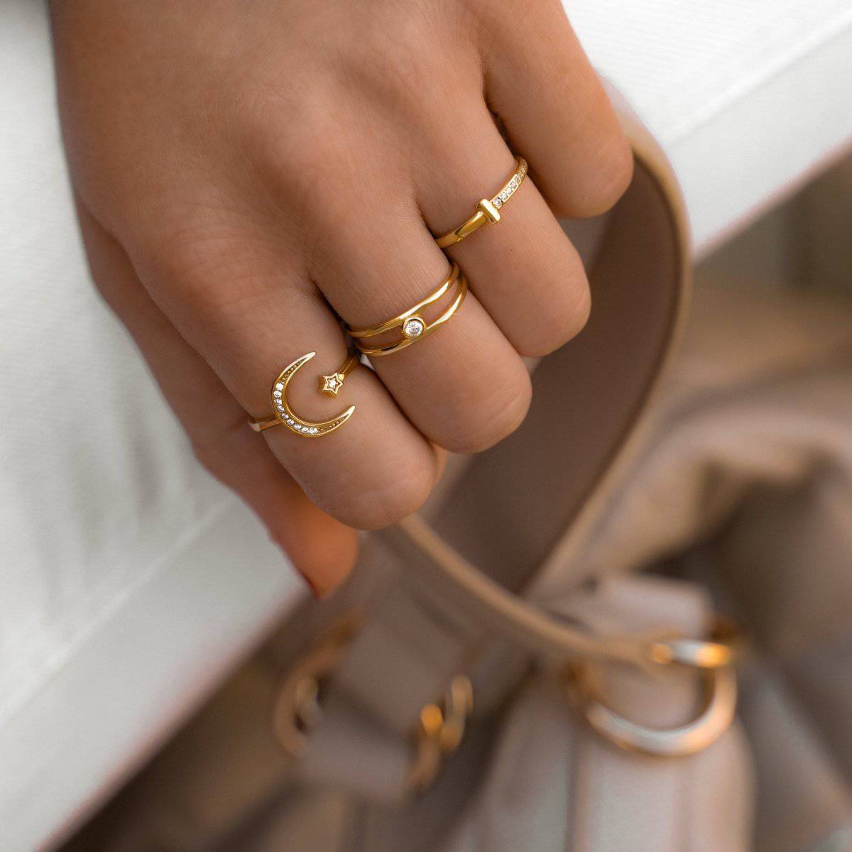 "Zirconia Gleam" Ring - Milas Jewels Shop