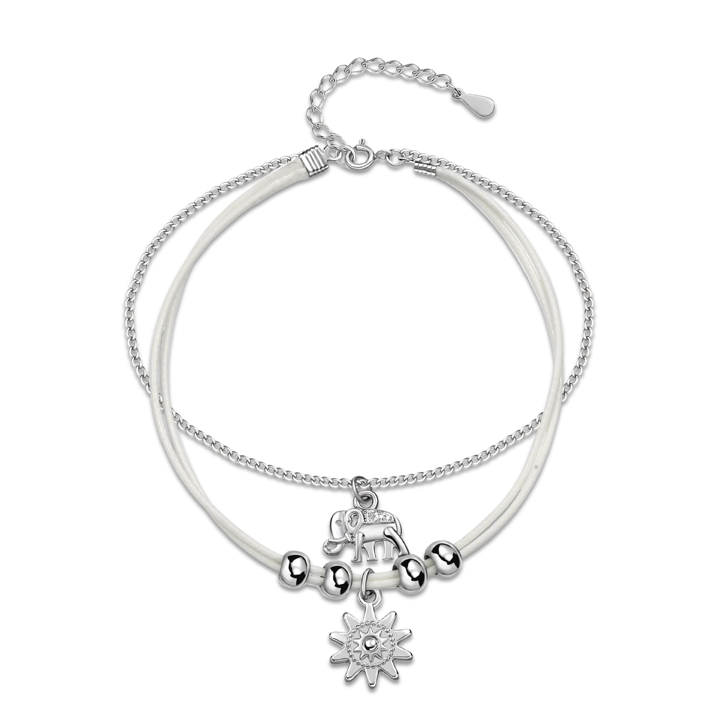 Elephant-Sun Anklet