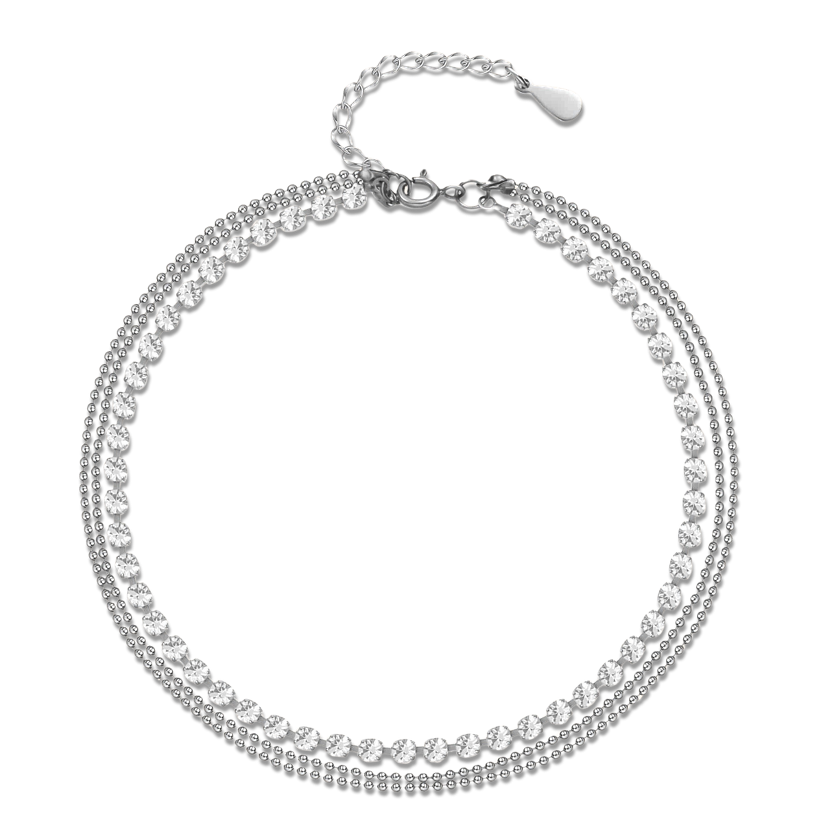 Brilliants Anklet - Milas Jewels Shop