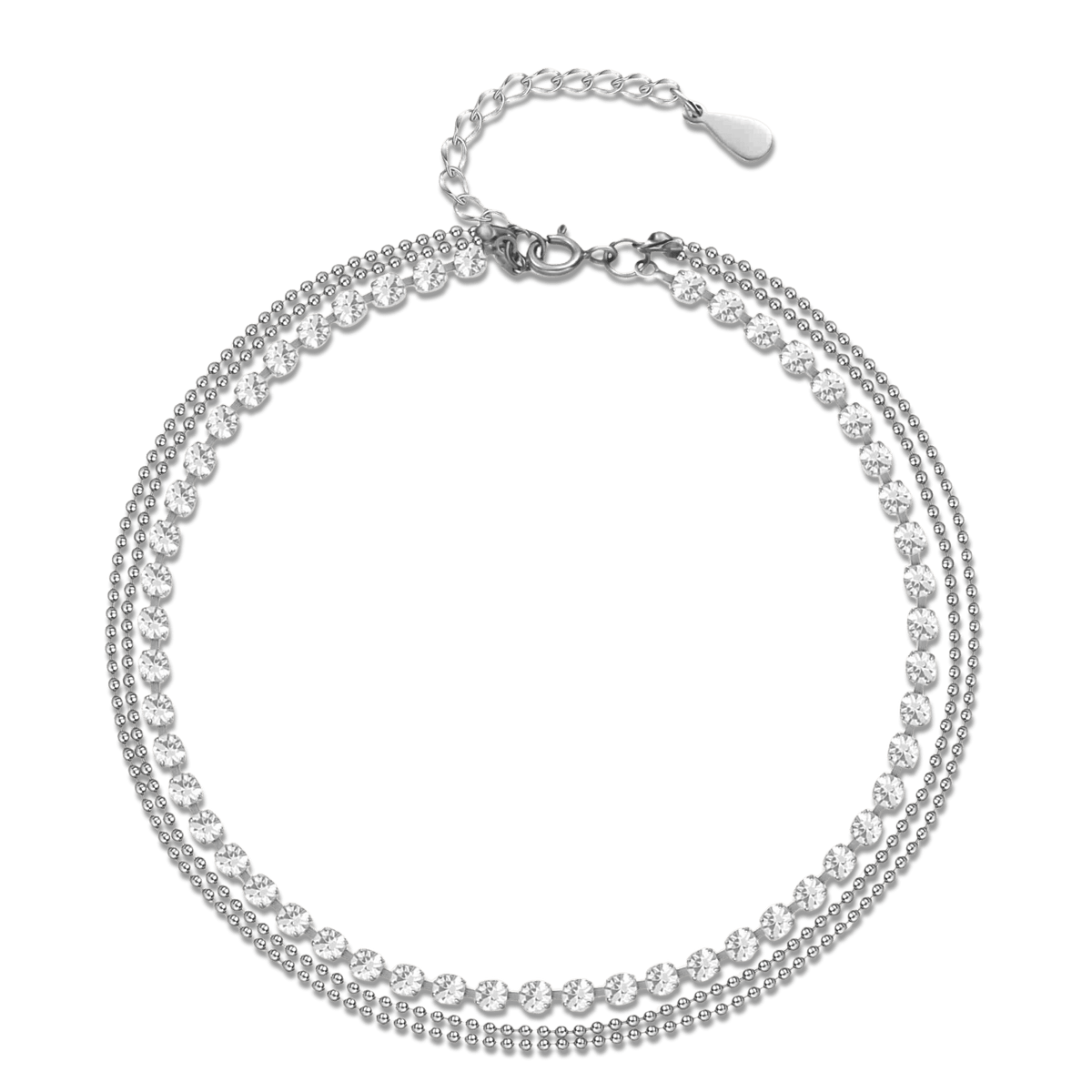 Brilliants Anklet - Milas Jewels Shop