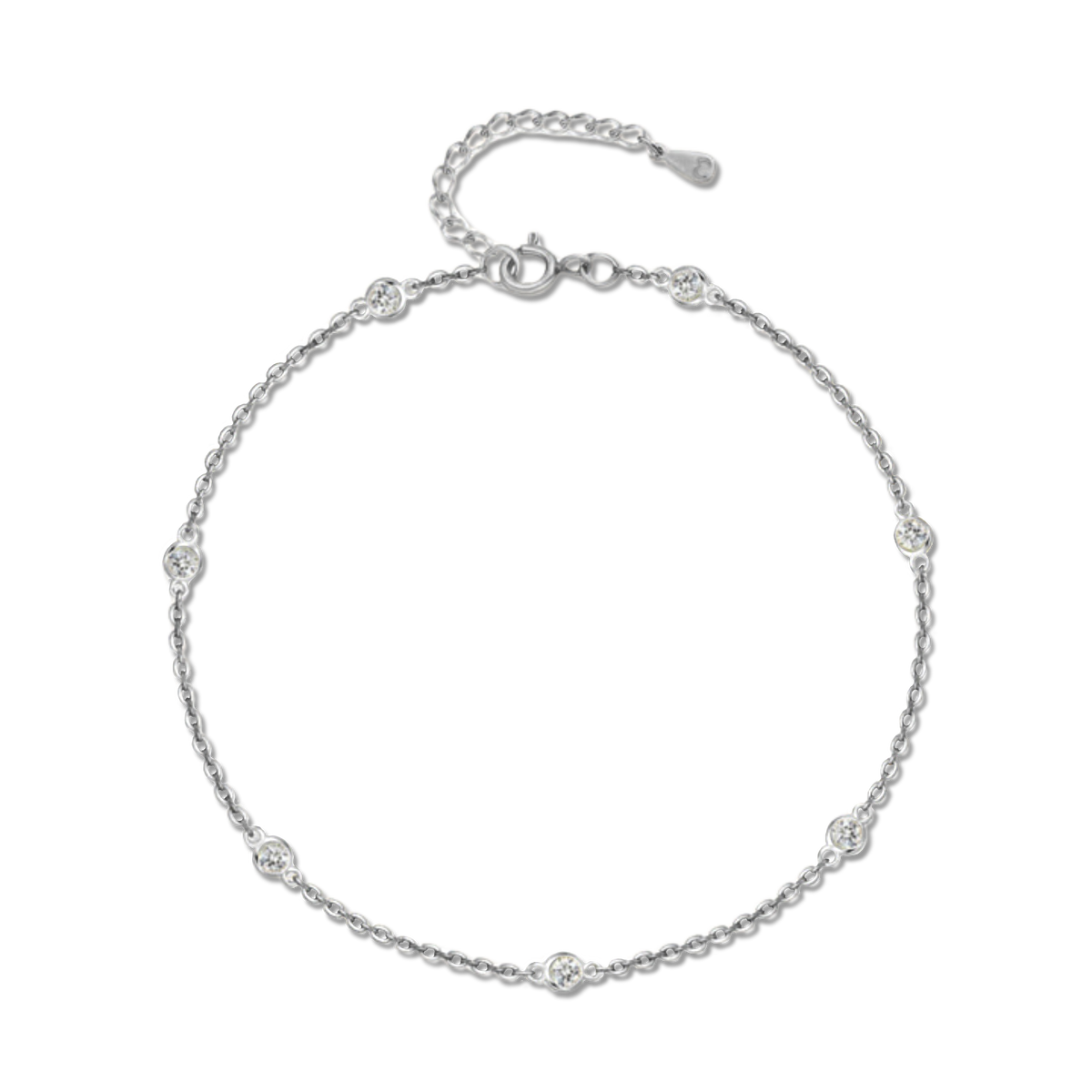 Diamonds Anklet - Milas Jewels Shop