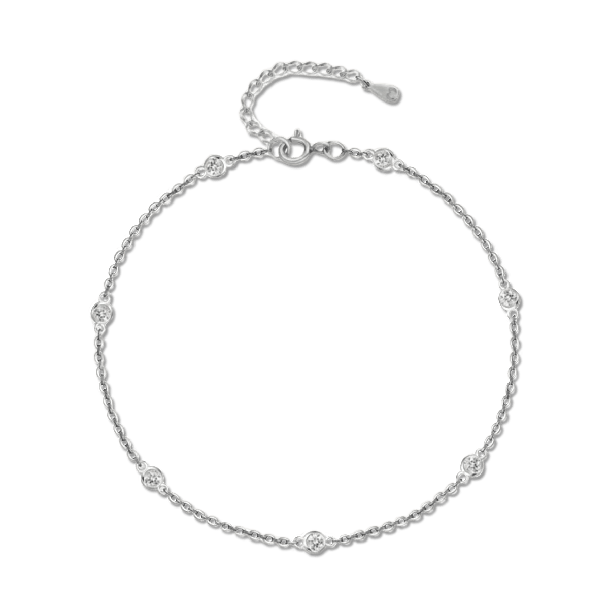 Diamonds Anklet - Milas Jewels Shop