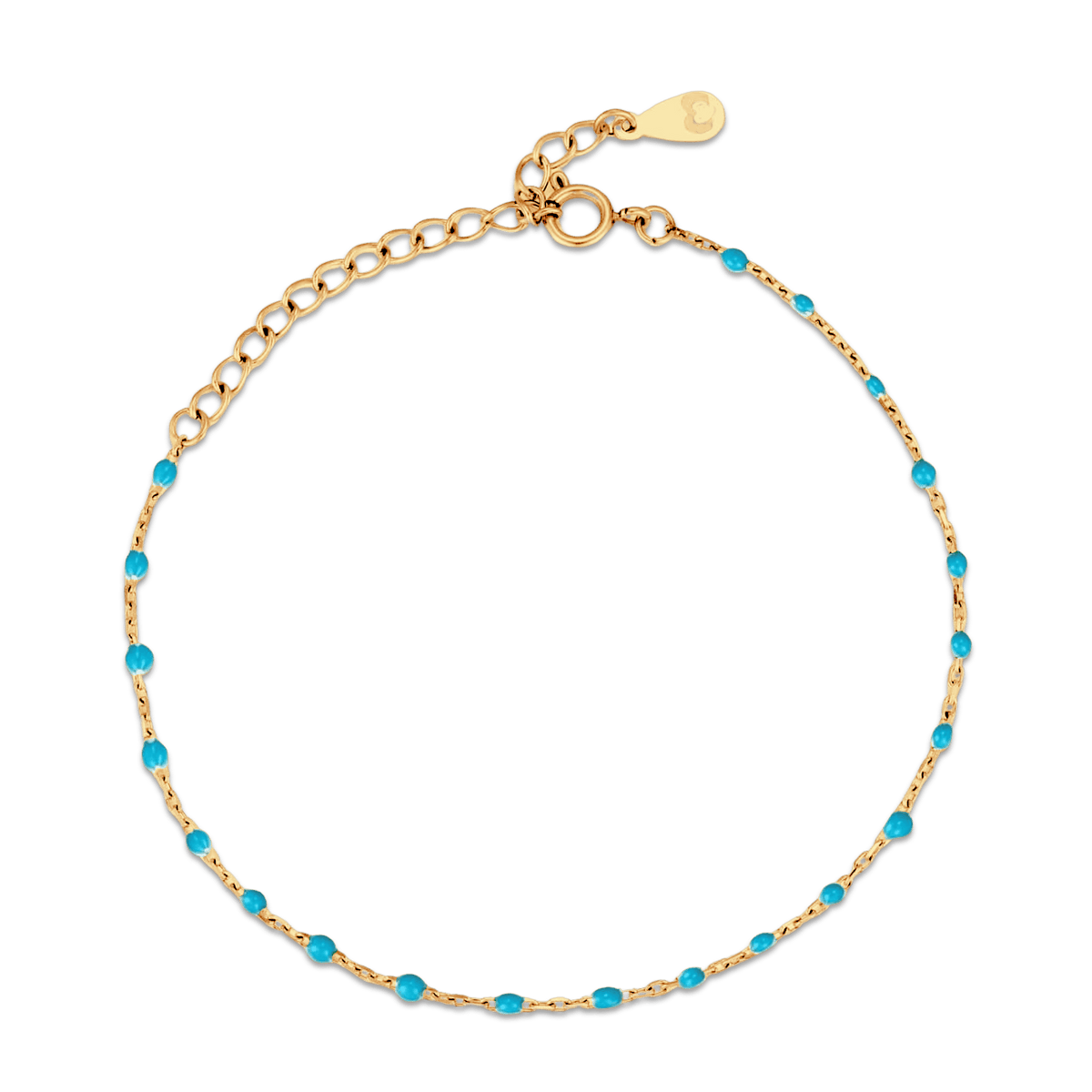 Ultramarine Blue Anklet - Milas Jewels Shop