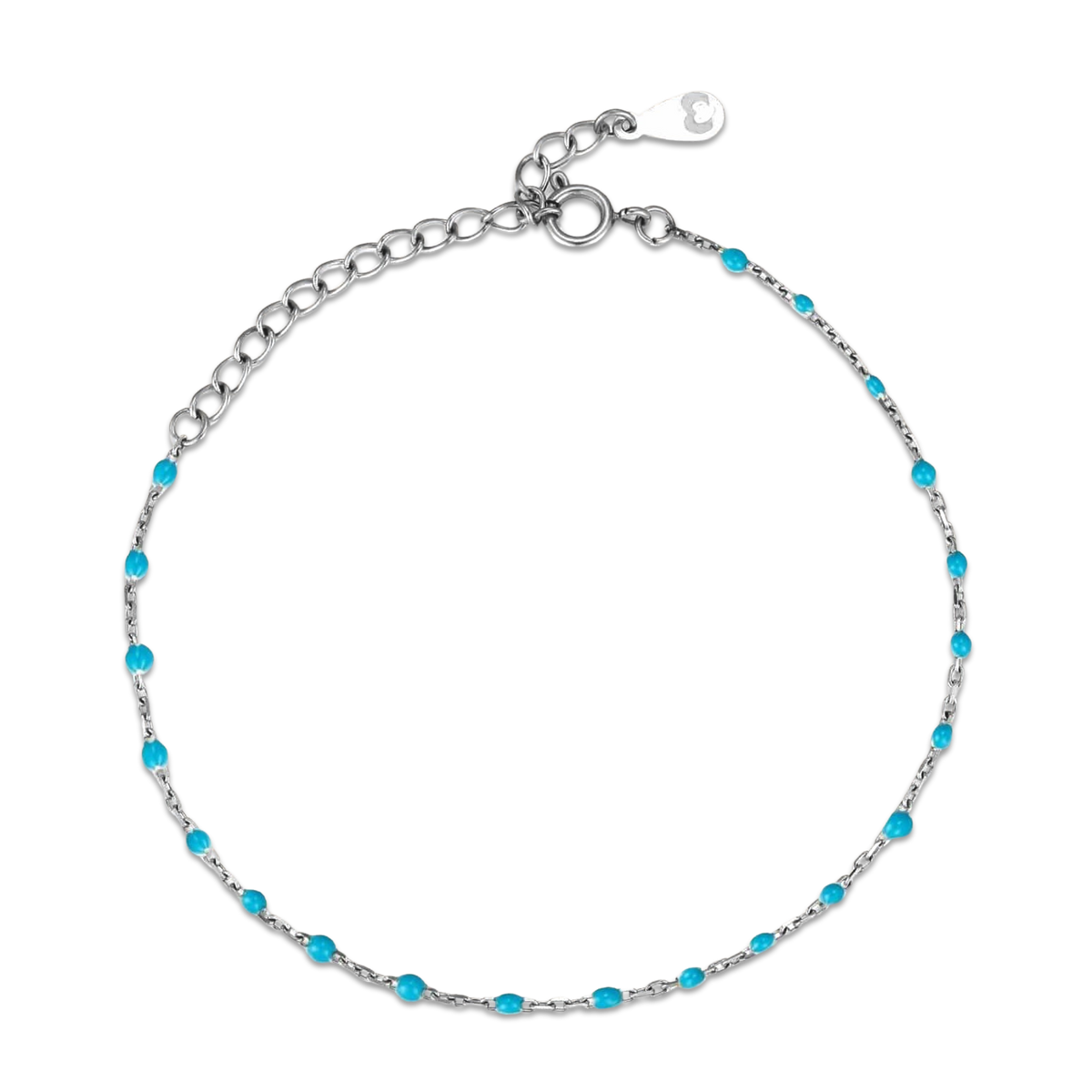 Ultramarine Blue Anklet - Milas Jewels Shop