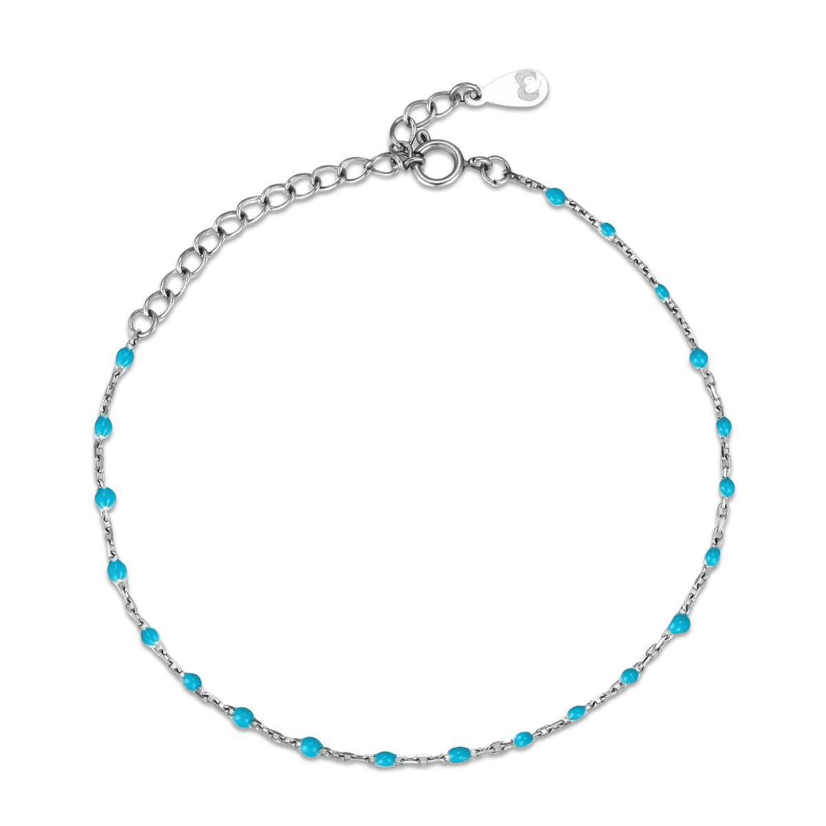 Ultramarine Blue Anklet - Milas Jewels Shop