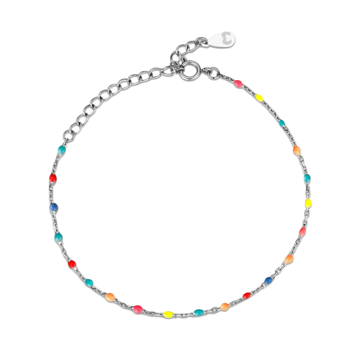 Multicolor Cocktail Anklet - Milas Jewels Shop