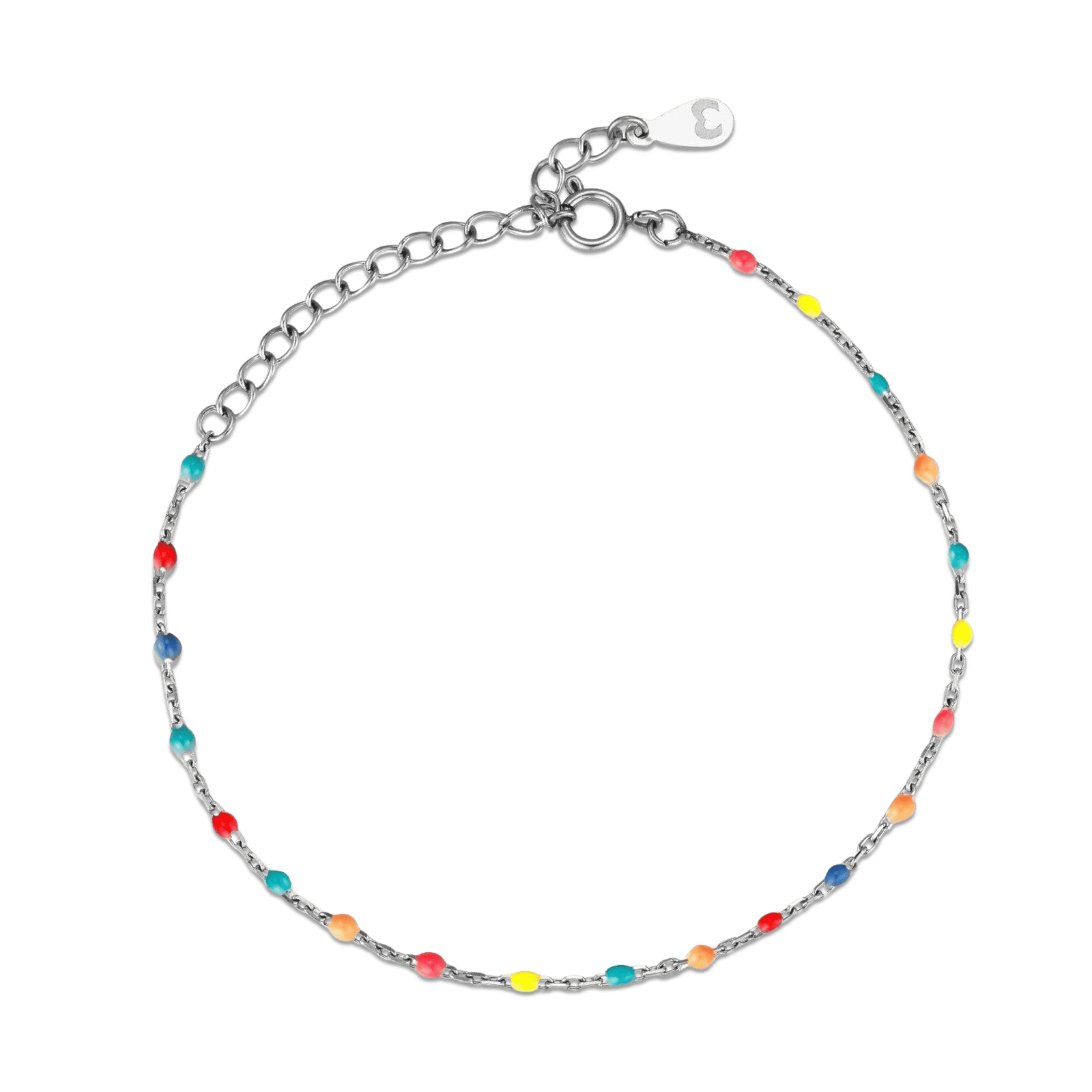 Multicolor Cocktail Anklet - Milas Jewels Shop