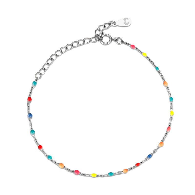 Multicolor Cocktail Anklet - Milas Jewels Shop