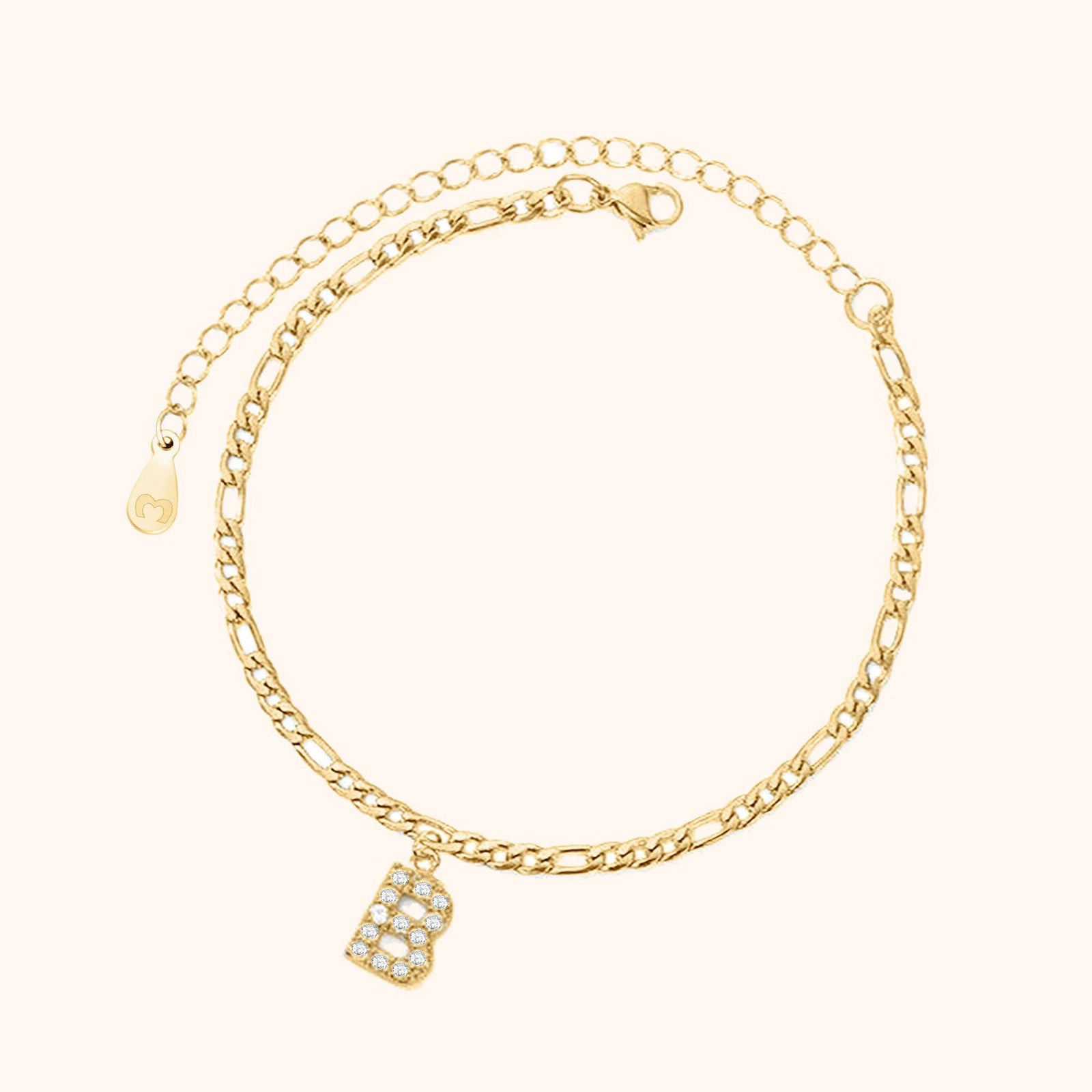 Initials Anklet - Milas Jewels Shop