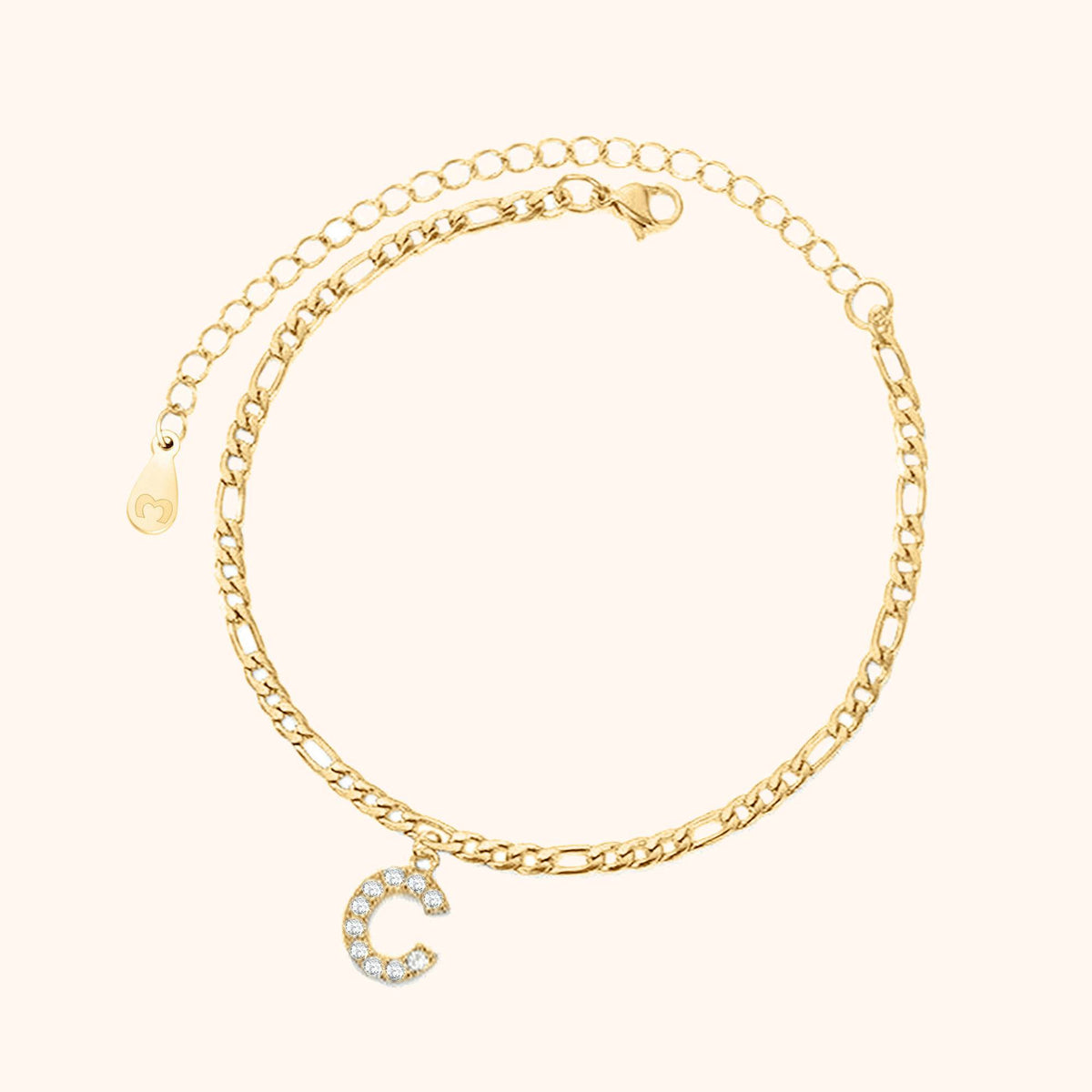 Initials Anklet - Milas Jewels Shop