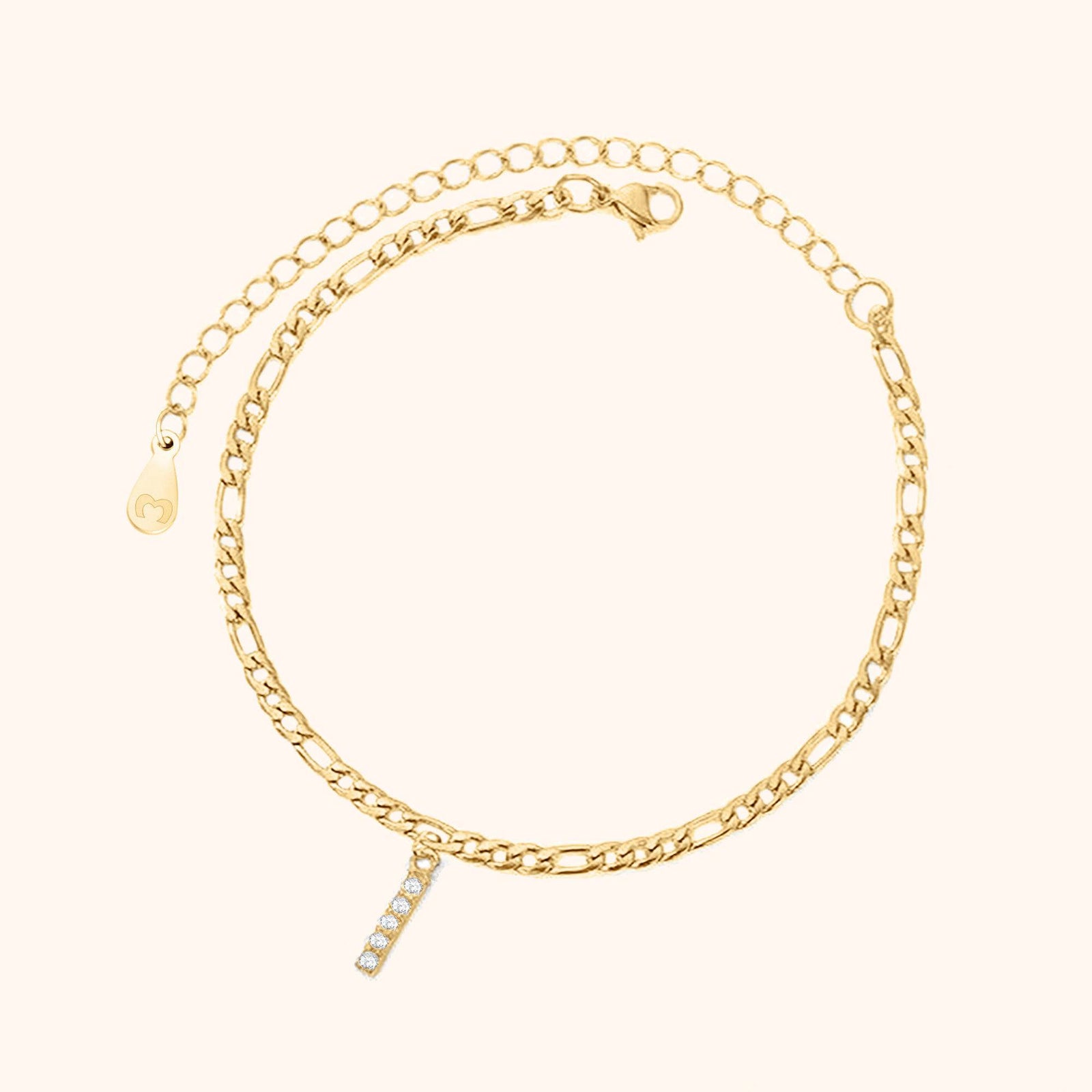 Initials Anklet - Milas Jewels Shop