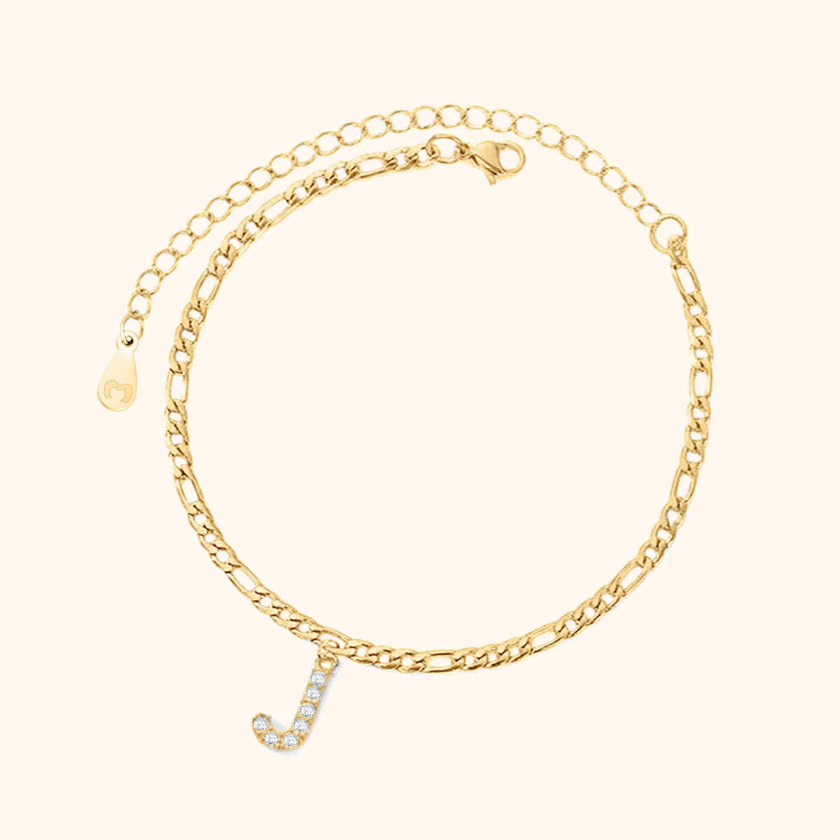Initials Anklet - Milas Jewels Shop