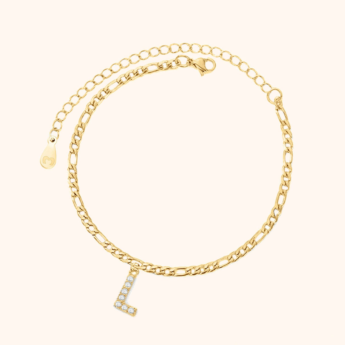 Initials Anklet - Milas Jewels Shop