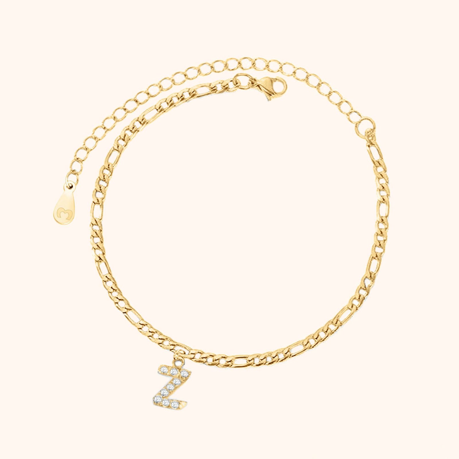 Initials Anklet - Milas Jewels Shop