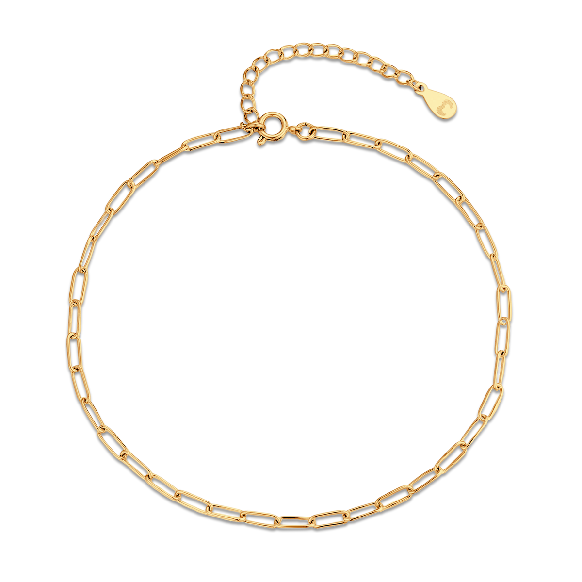 Fine Link Anklet - Milas Jewels Shop