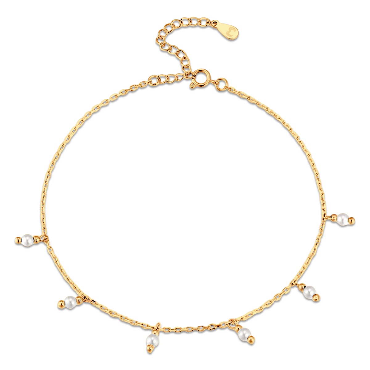 Albar Pearl Anklet - Milas Jewels Shop