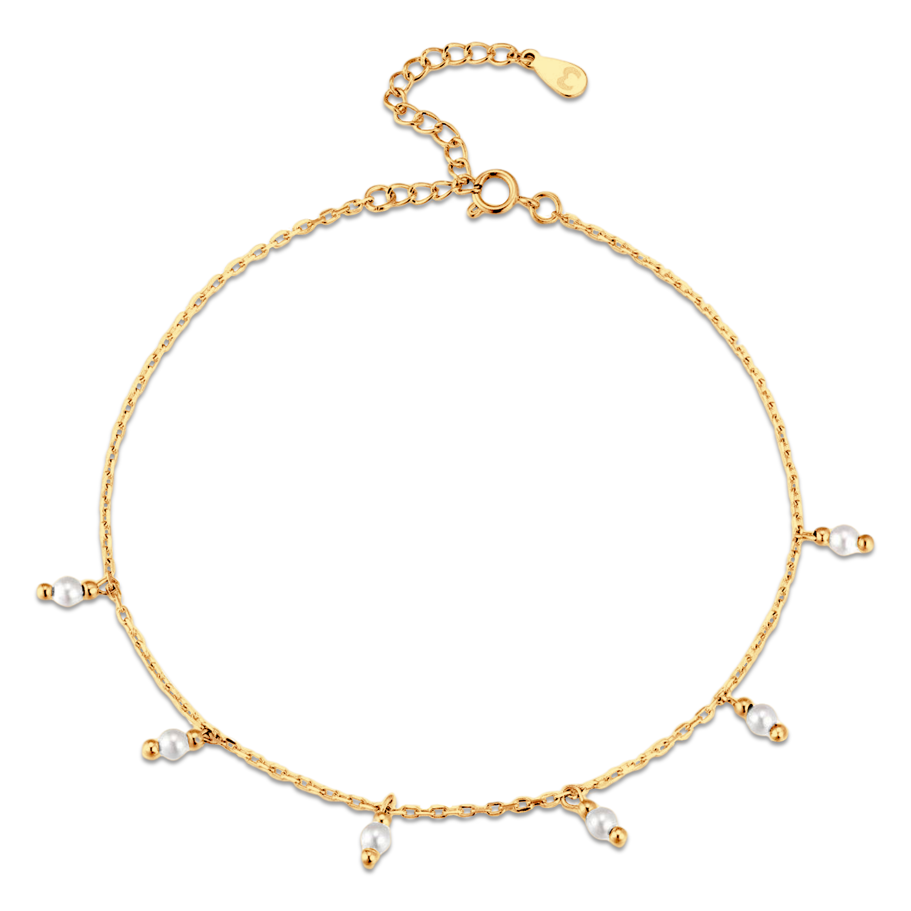Albar Pearl Anklet - Milas Jewels Shop
