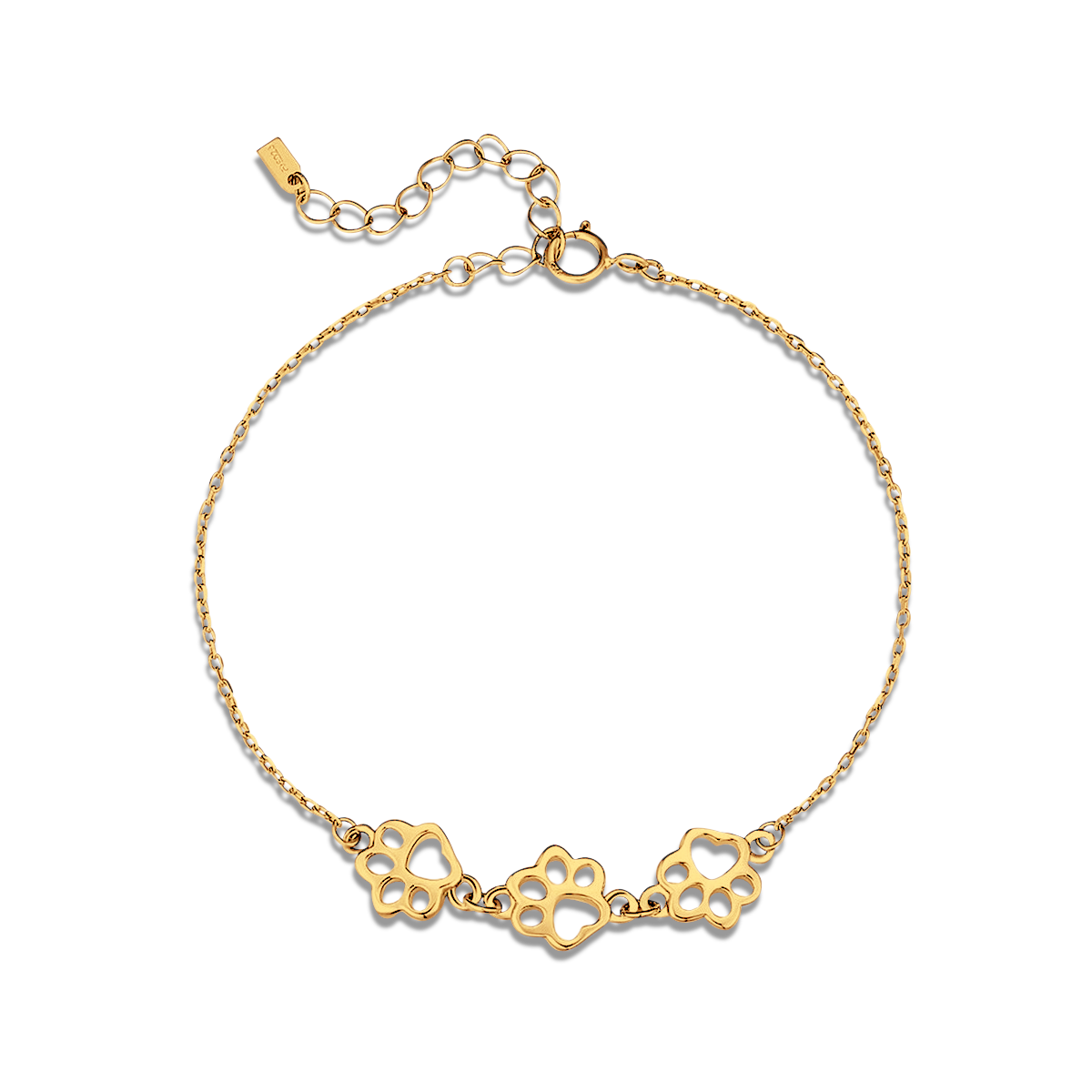 Trio Pet Prints Bracelet - Milas Jewels Shop