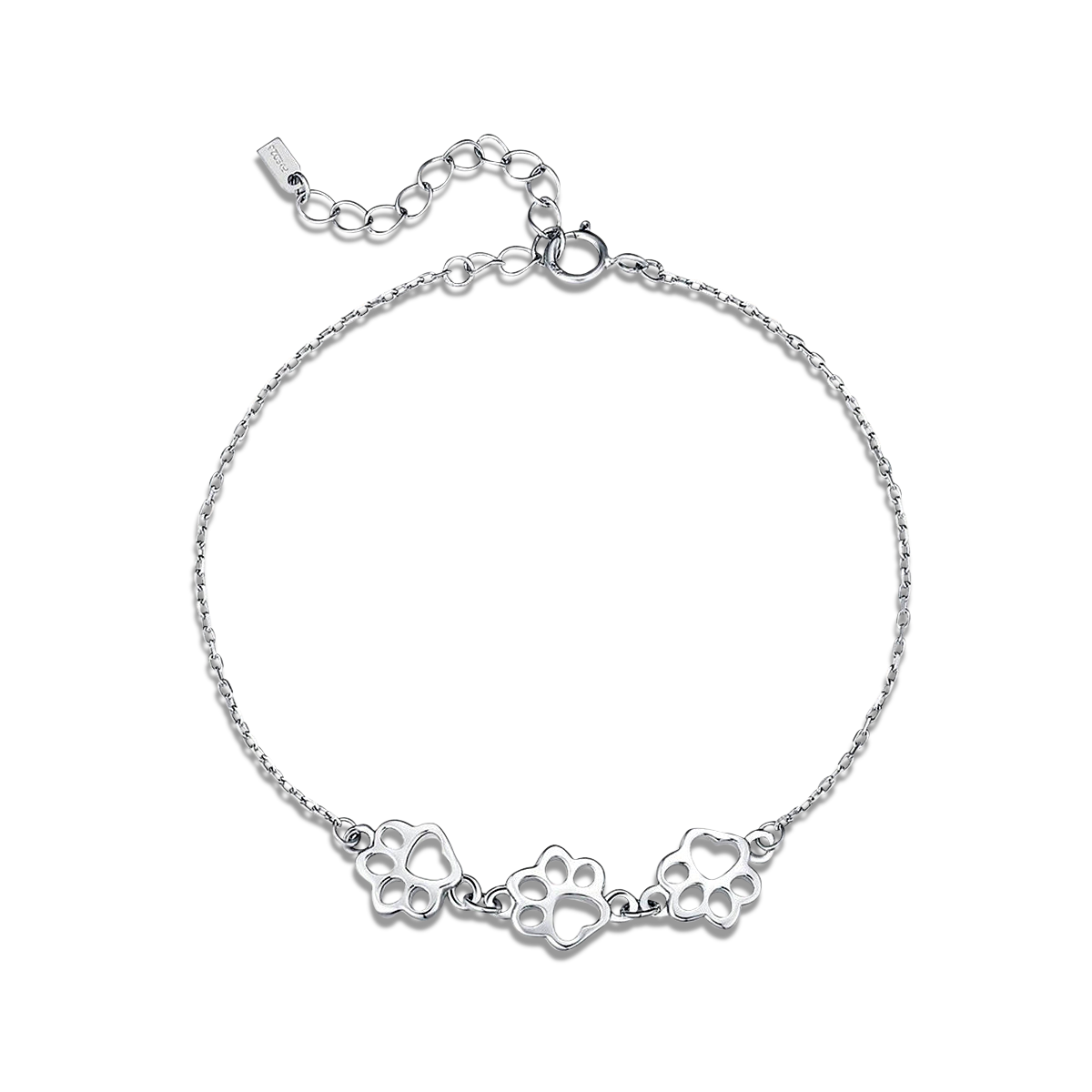 Trio Pet Prints Bracelet - Milas Jewels Shop