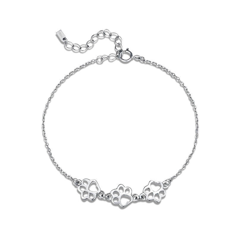 Trio Pet Prints Bracelet - Milas Jewels Shop