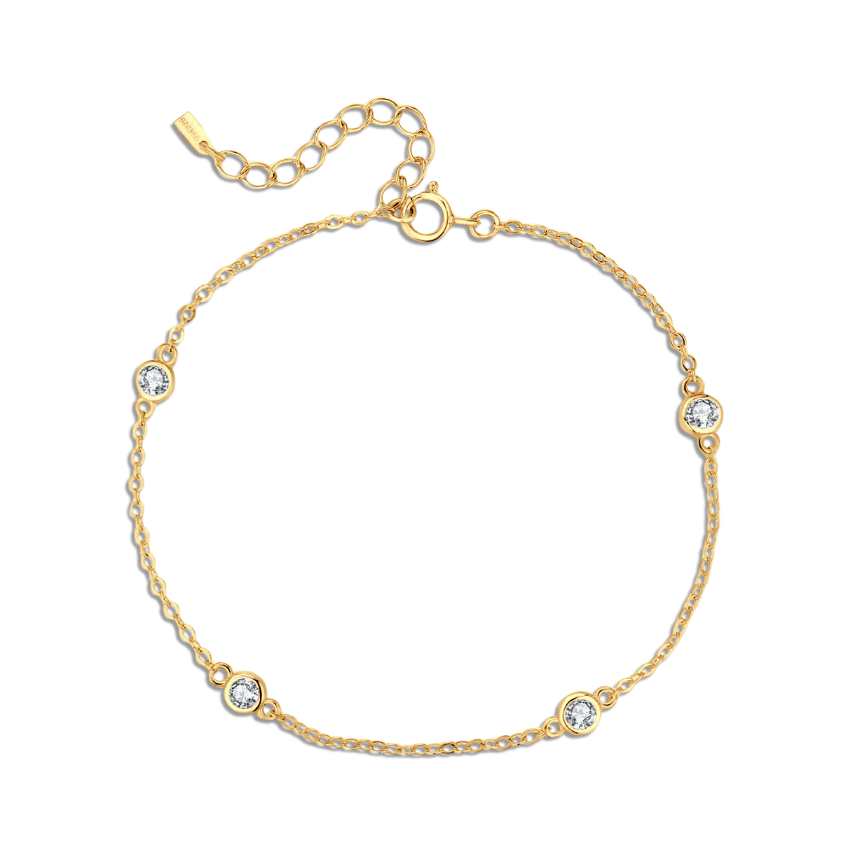 Four Diamonds Bracelet - Milas Jewels Shop