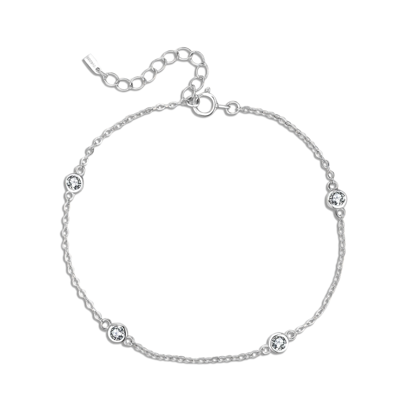 Four Diamonds Bracelet - Milas Jewels Shop