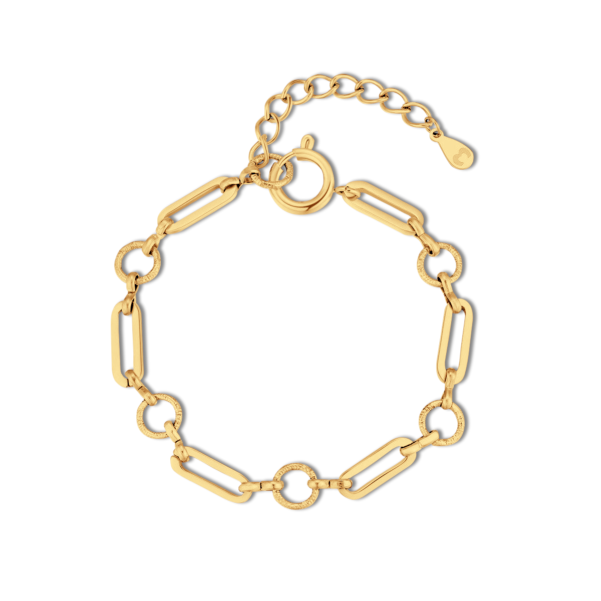 Links and Circles Bracelet - Milas Jewels Shop