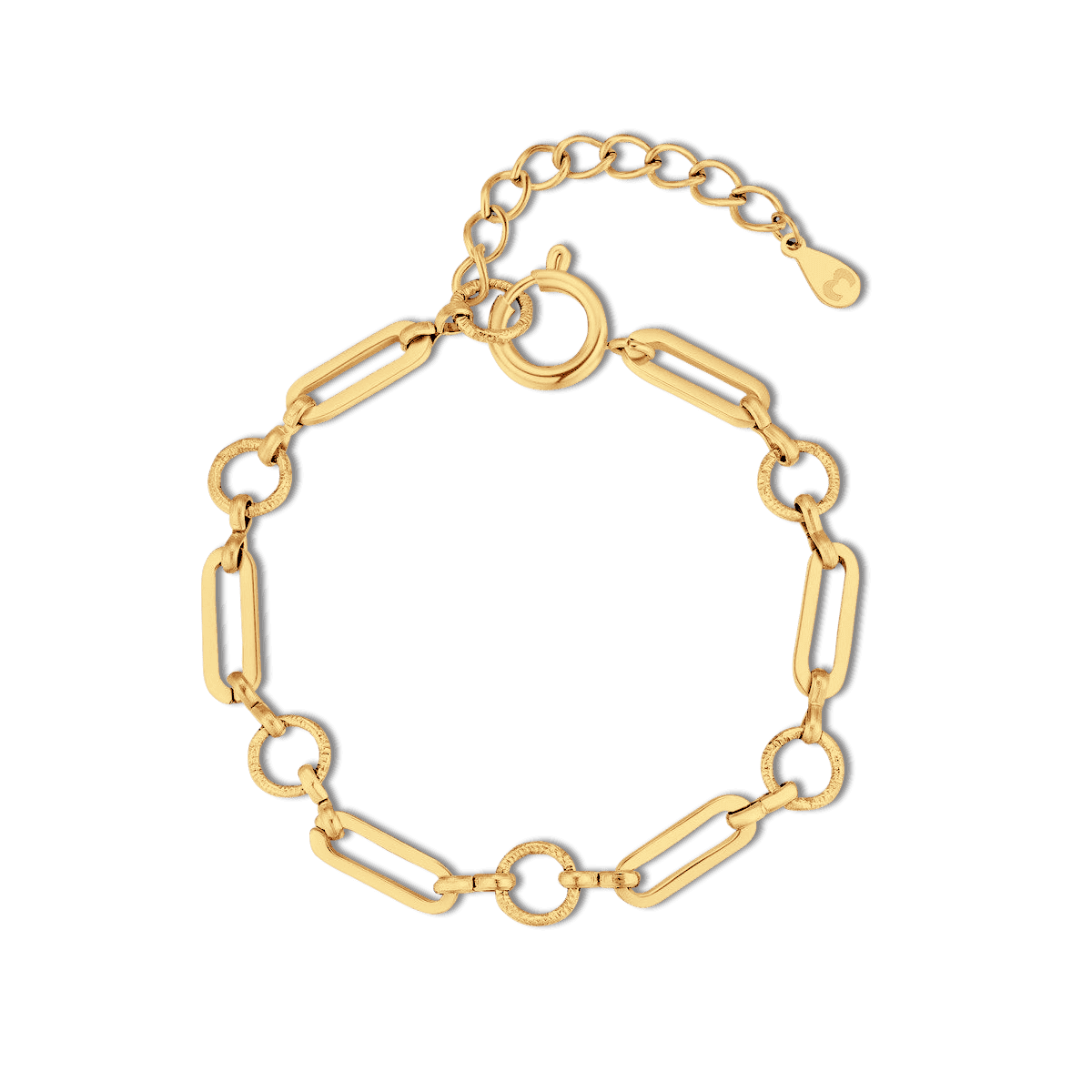 Links and Circles Bracelet - Milas Jewels Shop