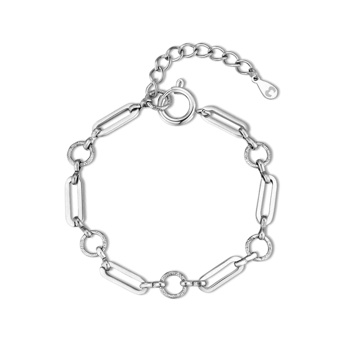 Links and Circles Bracelet - Milas Jewels Shop