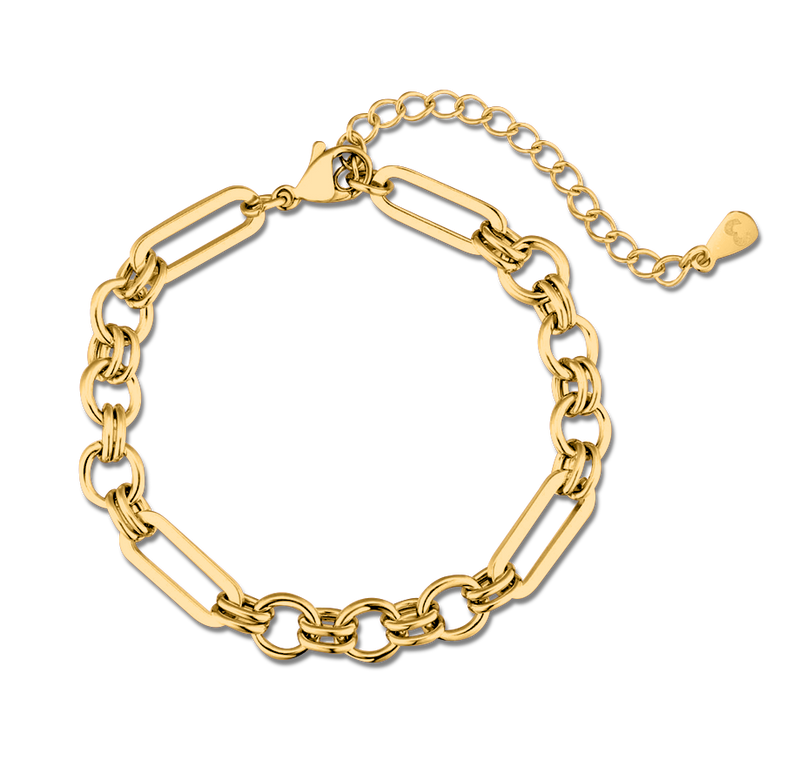 Ringed Link Bracelet - Milas Jewels Shop