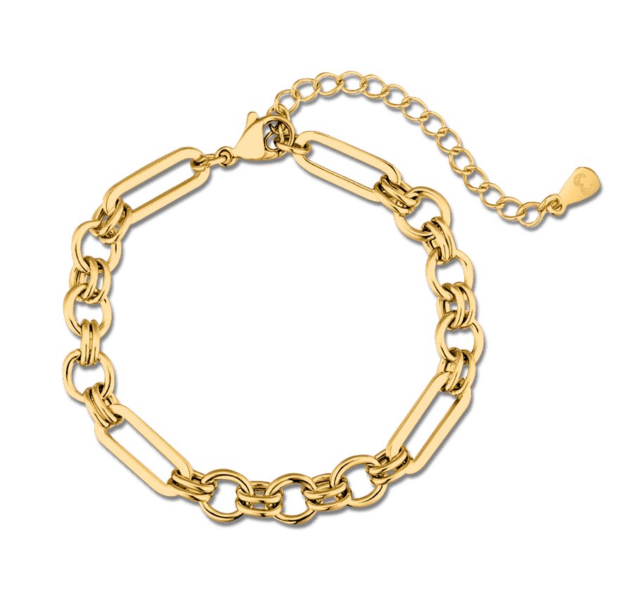 Ringed Link Bracelet - Milas Jewels Shop