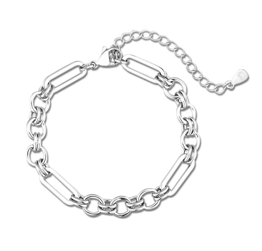 Ringed Link Bracelet - Milas Jewels Shop