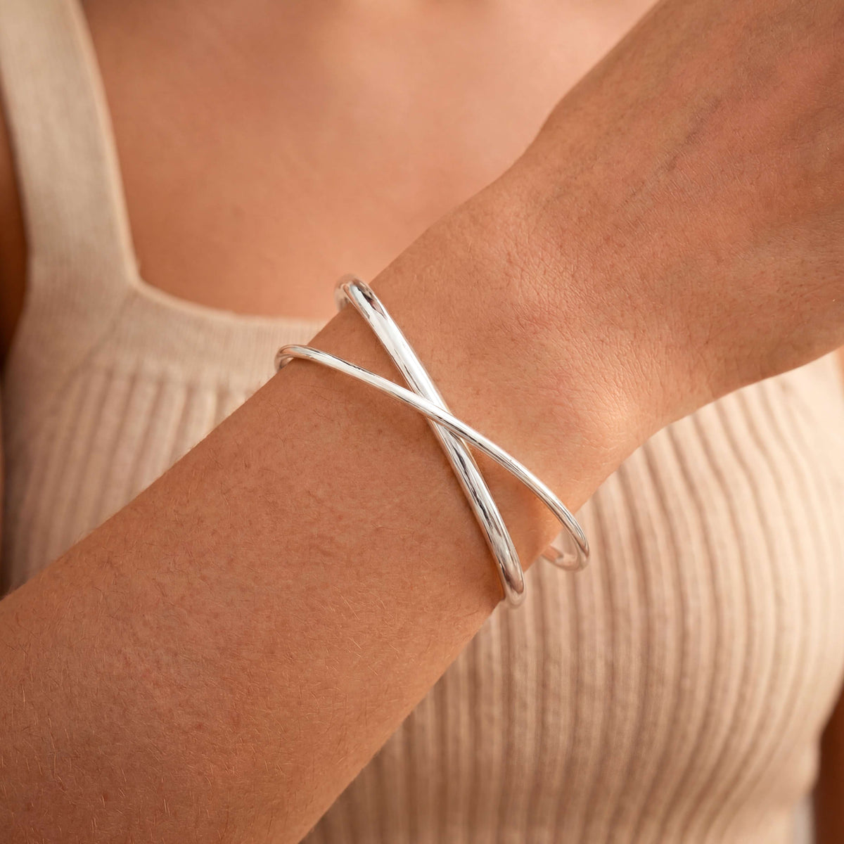 Double Twisting Cuff Bracelet
