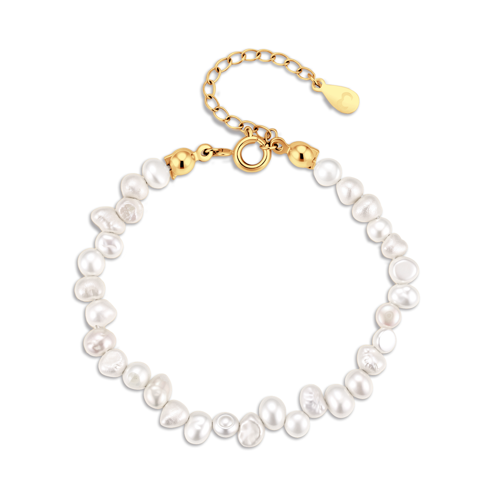 Moulded Pearls Bracelet