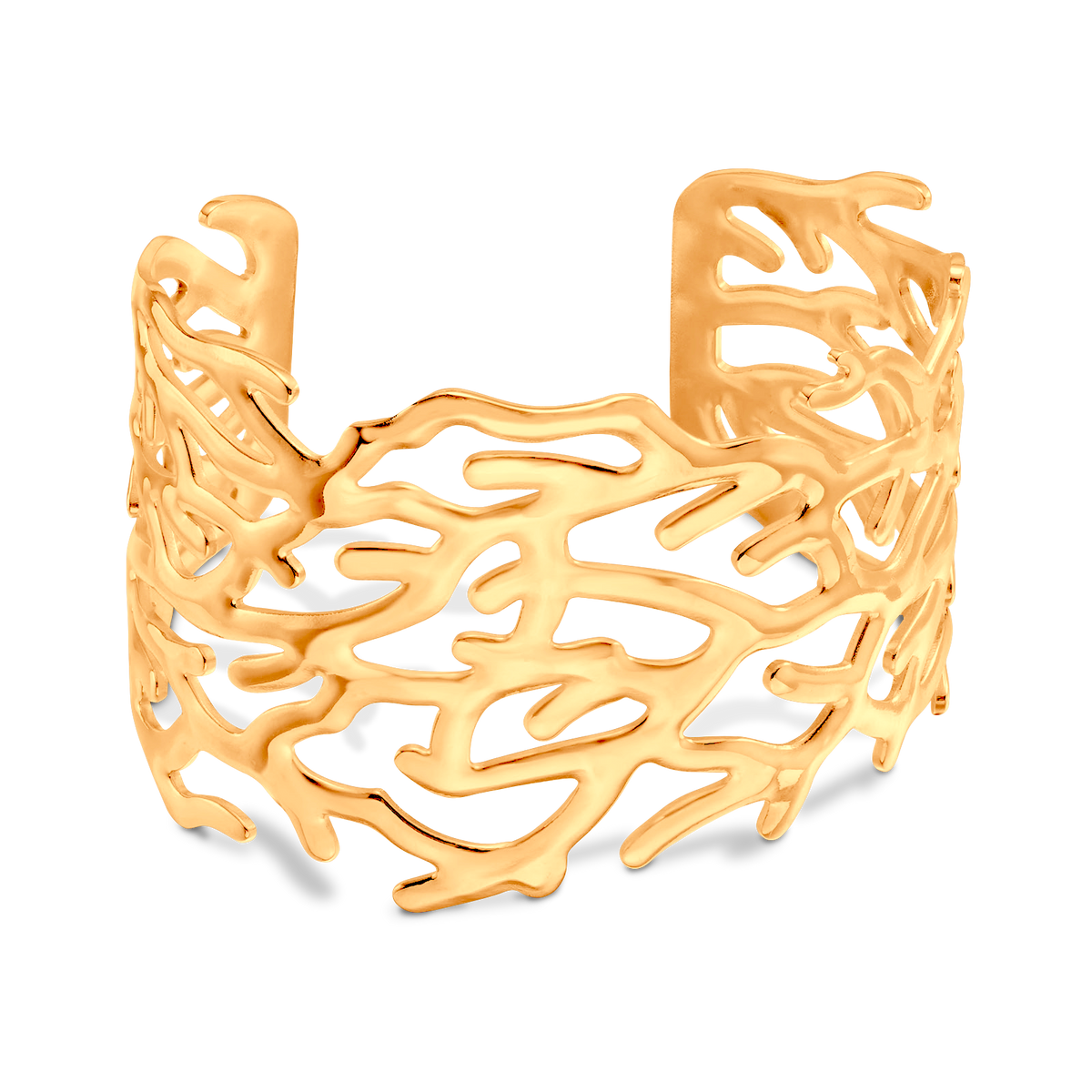 Coral Cuff Bracelet - Milas Jewels Shop