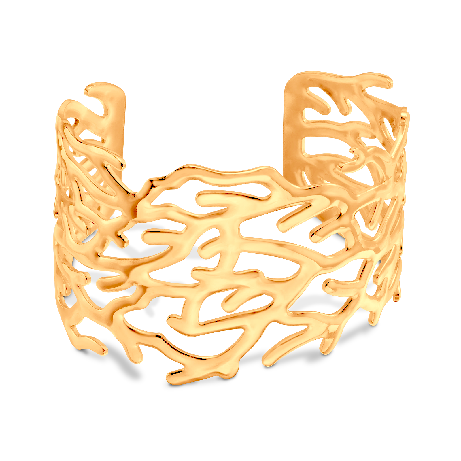 Coral Cuff Bracelet - Milas Jewels Shop